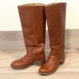 Vintage Frye Leather Riding Boots Size 7